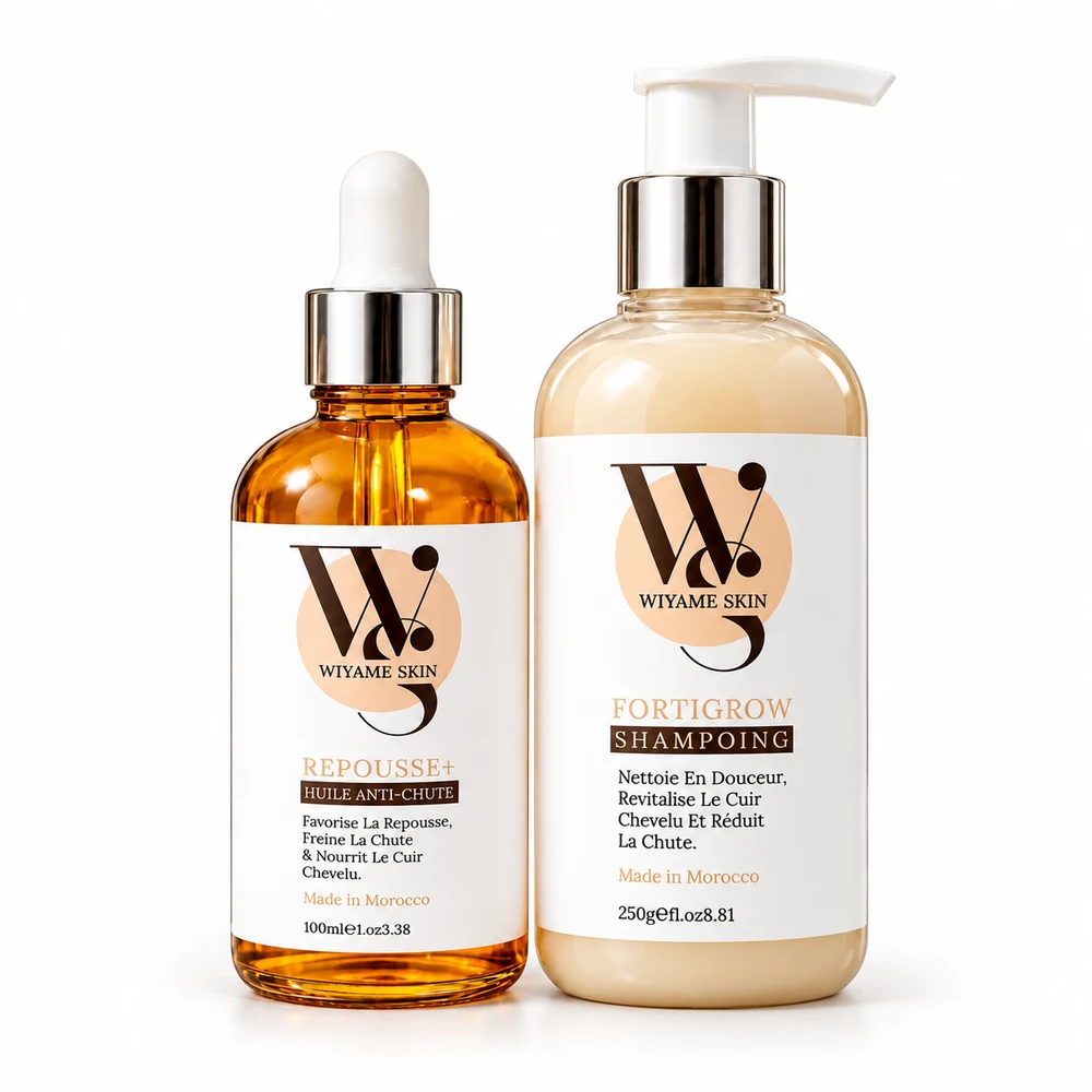 Duo Shampoing + Huile Anti-Chute Duo soin des racines